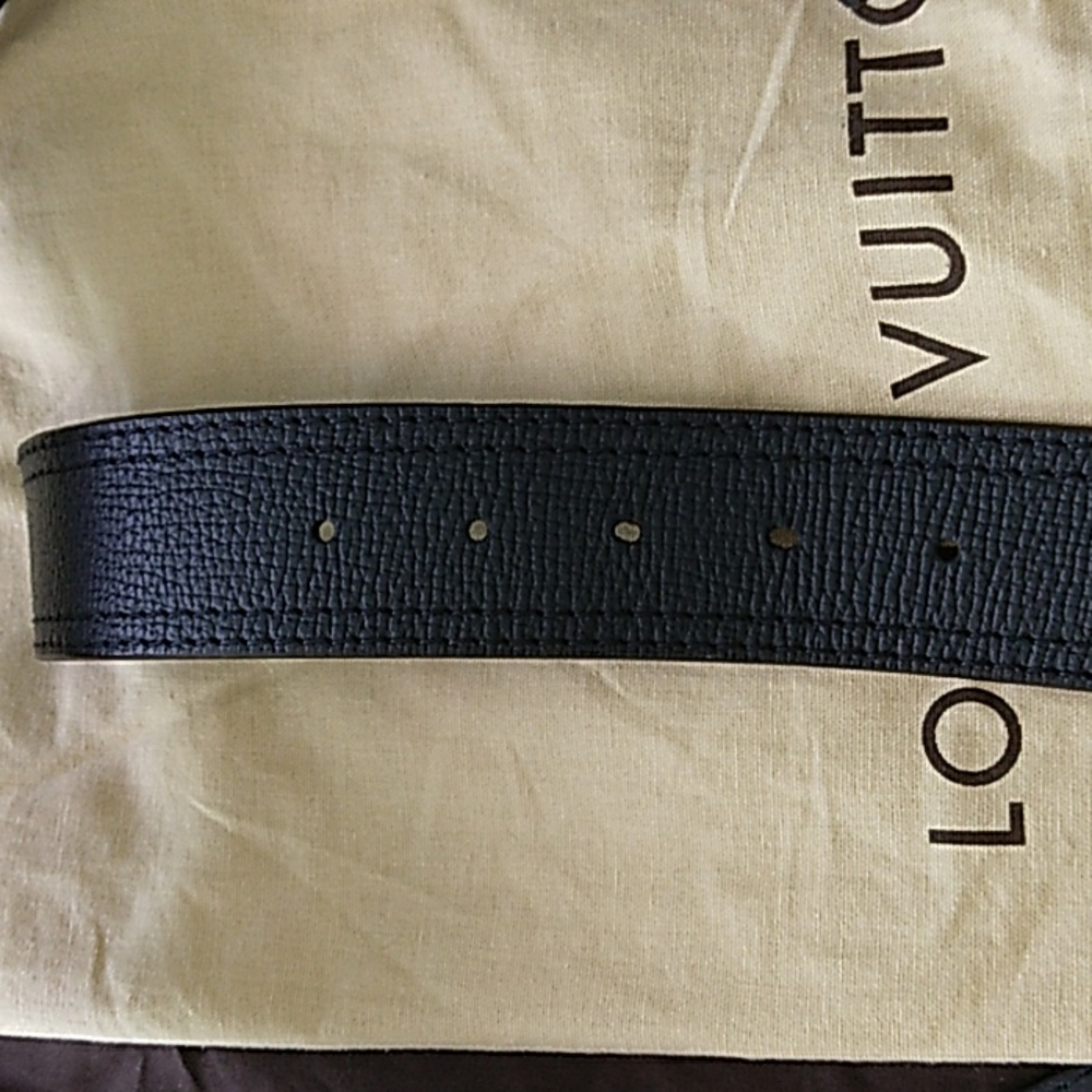 Louis Vuitton men's Utah leather belt  size 95/38 - Picture 4 of 8